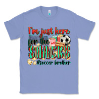 Colony Blue i'm just here for the snacks #soccer  brother Classic Tee - Zillion Design Studio