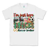 White i'm just here for the snacks #soccer  brother Classic Tee - Zillion Design Studio