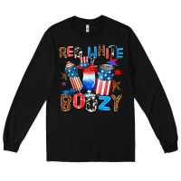 Black red white boozy Long Sleeve Tee - AdoDesignShop