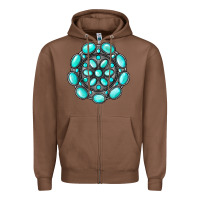 Chestnut gemstone jewelry Zipper Hoodie - RanaPortraitStore