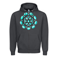Smoke gemstone jewelry Zipper Hoodie - RanaPortraitStore