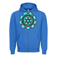 True Royal gemstone jewelry Zipper Hoodie - RanaPortraitStore