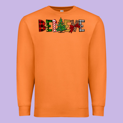 Believe Premium Sweatshirt Designed By Jahusdesignshop