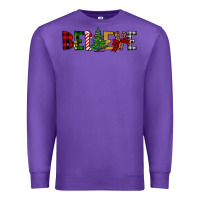 Purple believe Premium Sweatshirt - JahusDesignShop