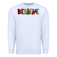White believe Premium Sweatshirt - JahusDesignShop