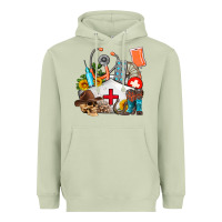 Matcha nurse  summer Heavyweight Hoodie - AdoDesignShop