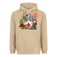 Mushroom nurse  summer Heavyweight Hoodie - AdoDesignShop