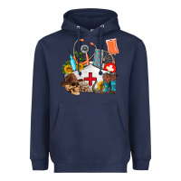 Navy nurse  summer Heavyweight Hoodie - AdoDesignShop