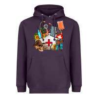 Plum nurse  summer Heavyweight Hoodie - AdoDesignShop