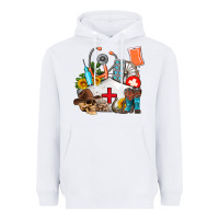 White nurse  summer Heavyweight Hoodie - AdoDesignShop