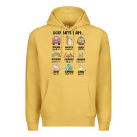 Antique Gold christian easter Premium Hoodie - MaliasSmallBusiness