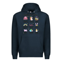 Navy christian easter Premium Hoodie - MaliasSmallBusiness
