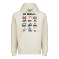 Oatmeal Heather christian easter Premium Hoodie - MaliasSmallBusiness