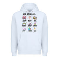 White christian easter Premium Hoodie - MaliasSmallBusiness