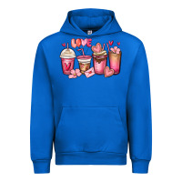 Cobalt valentines day coffee cups Urban Hoodie - MaliasSmallBusiness