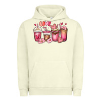 Pigment Pistachio valentines day coffee cups Urban Hoodie - MaliasSmallBusiness