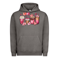 Pigment Tornado valentines day coffee cups Urban Hoodie - MaliasSmallBusiness