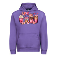 Tulip valentines day coffee cups Urban Hoodie - MaliasSmallBusiness