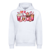 White valentines day coffee cups Urban Hoodie - MaliasSmallBusiness