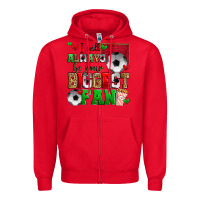Red i will always be your biggest fan soccer Zipper Hoodie - Zillion Design Studio