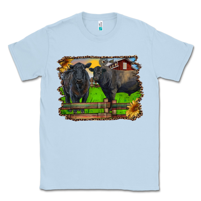 Black Angus Cattle And Bull In Barnyard Classic Tee by RanaPortraitStore | Teevron