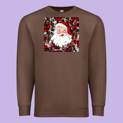 Santa Christmas Coaster Premium Sweatshirt Designed By Jahusdesignshop