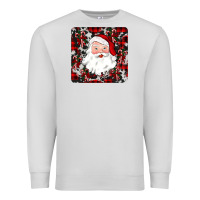 Dove Grey santa christmas coaster Premium Sweatshirt - JahusDesignShop