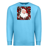 Ocean Blue santa christmas coaster Premium Sweatshirt - JahusDesignShop