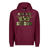 Burgundy hunting season Premium Hoodie - MaliasSmallBusiness