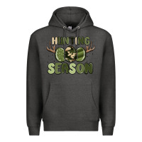 Charcoal Heather hunting season Premium Hoodie - MaliasSmallBusiness