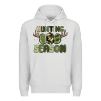 Dove Grey hunting season Premium Hoodie - MaliasSmallBusiness
