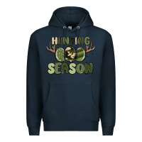 Navy hunting season Premium Hoodie - MaliasSmallBusiness