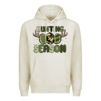 Oatmeal Heather hunting season Premium Hoodie - MaliasSmallBusiness