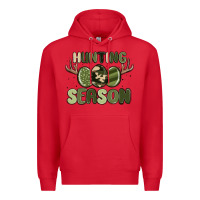 Red hunting season Premium Hoodie - MaliasSmallBusiness
