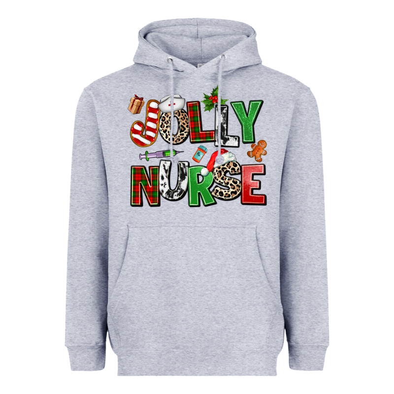 Jolly Nurse Heavyweight Hoodie by AdoDesignShop | Teevron