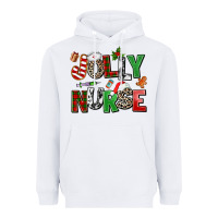 White jolly nurse Heavyweight Hoodie - AdoDesignShop