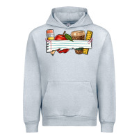 Heather Grey teacher custom Urban Hoodie - NancyCooperArtShop