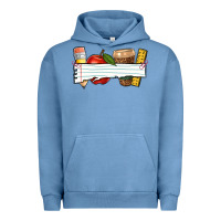 Pigment Pebble Blue teacher custom Urban Hoodie - NancyCooperArtShop