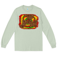 Matcha black history background Long Sleeve Tee - texasbilliewilder