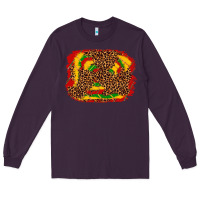 Plum black history background Long Sleeve Tee - texasbilliewilder