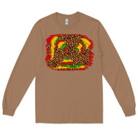 Toasted Coconut black history background Long Sleeve Tee - texasbilliewilder