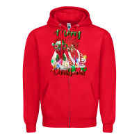 Red christmas roosters Zipper Hoodie - RanaPortraitStore