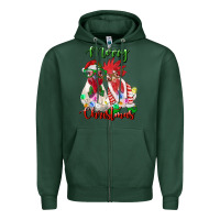 Sports Green christmas roosters Zipper Hoodie - RanaPortraitStore