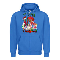 True Royal christmas roosters Zipper Hoodie - RanaPortraitStore