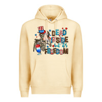 Dead Inside But Its Freedom Premium Hoodie | Teevron