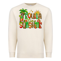 Sandshell tequila lime and sunshine summer Premium Sweatshirt - Jasminsmagicworld
