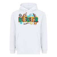White bartender Heavyweight Hoodie - AdoDesignShop
