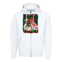 White christmas roosters with background Zipper Hoodie - RanaPortraitStore