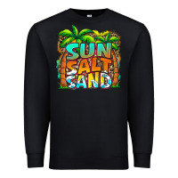 Black sun salt sand summer Premium Sweatshirt - Jasminsmagicworld