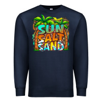 Navy sun salt sand summer Premium Sweatshirt - Jasminsmagicworld